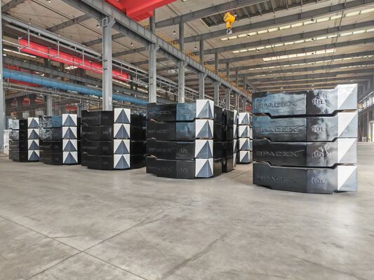 Coulée sous vide d'OEM GG150 10000kg Crane Counter Weight