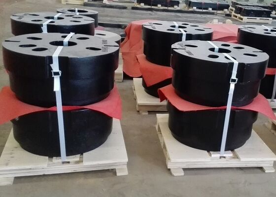 OEM Poids du compteur de roue en fonte de sable de haute qualité pour les machines d'ingénierie