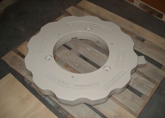 OEM de haute qualité 800 kg roue en fonte de sable contrepoids pour les machines d'ingénierie