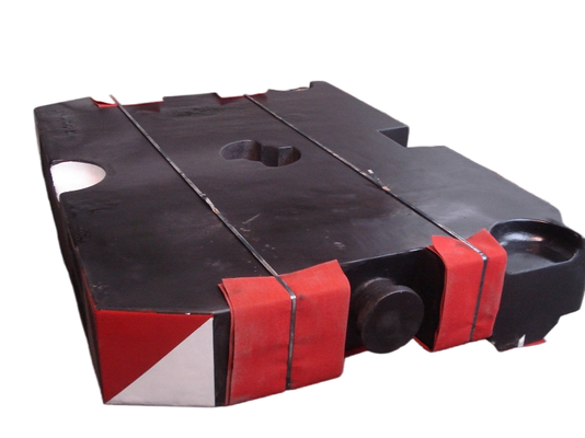 Contre-poids de grue de coulée sous vide OEM 500-2000kg pour appareil de battage de pieux