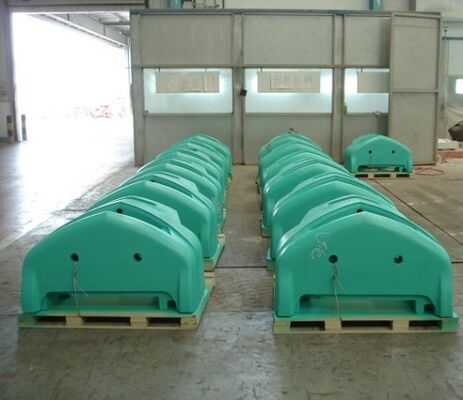 Pièces de contrepoids en fonte ductile OEM 5 tonnes avec peinture primaire pour machines forestières