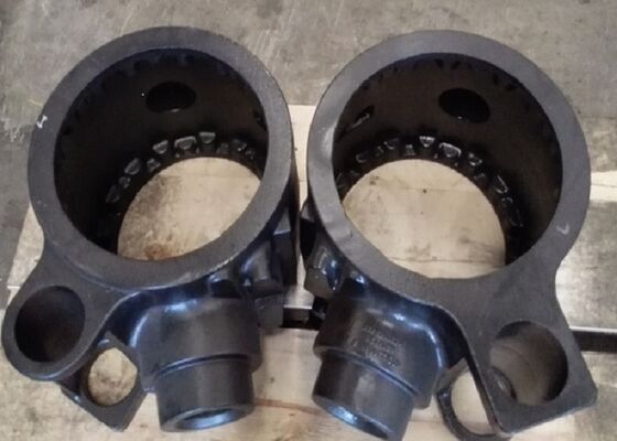 Pièces de fonderie de tête d'entraînement en fonte de sable de haute qualité OEM, dimensions précises, avec peinture de finition