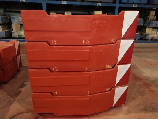 Contrepoids de grue de haute qualité OEM de 10 tonnes, finition peinture avec dimensions précises TS16949
