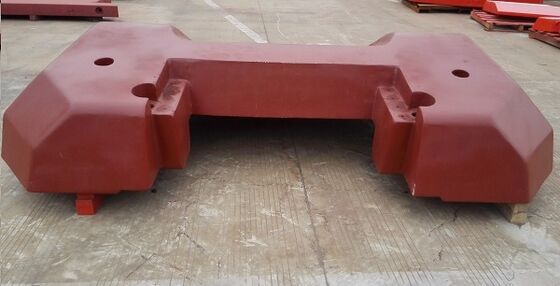 OEM de haute qualité de fer gris 14 tonnes contrepoids avec peinture finie pour les machines de construction