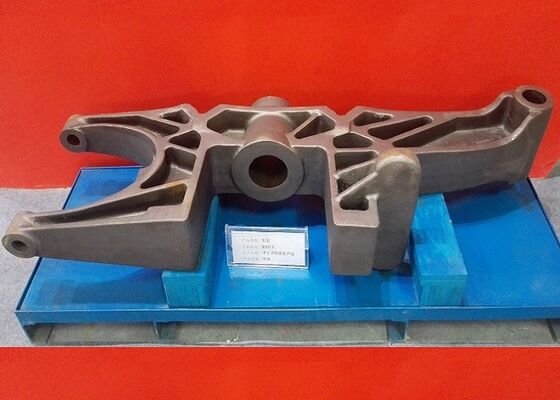 Pièce de fonderie de châssis de machine de construction automobile de haute qualité OEM avec des dimensions précises