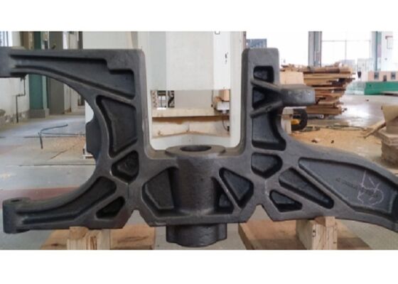 Pièce de fonderie de châssis de machine de construction automobile de haute qualité OEM avec des dimensions précises