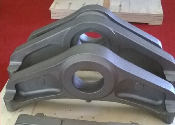 Parties de machines agricoles de couleur noire Lien de sable en fonte fer ductile QT550 OEM Haute performance