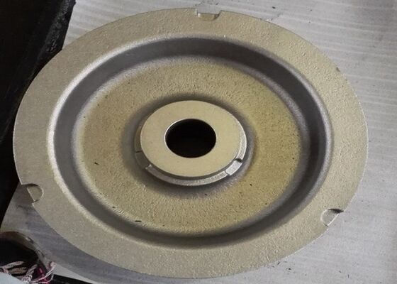 Peinture de finition OEM, pièces de fonderie de sable en résine, roue d'espacement avec dimension précise pour machines d'ingénierie