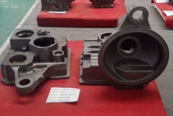 Pièces de fonderie en résine de haute qualité OEM pour boîtier de transmission en fonte pour chariots élévateurs, machines de construction