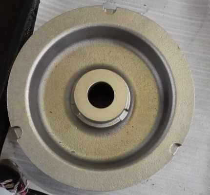 Pièces de machines agricoles OEM en fonte, roue de direction avec surface sablée