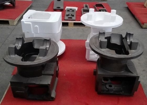 OEM mousse perdue de coulée de pièces de fer de transmission de logement pour chariot élévateur avec finition de peinture