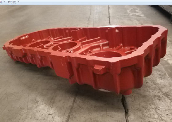 Boîtier de transfert en fonte de haute qualité 84 kg, moulage au sable lisse, pour grue