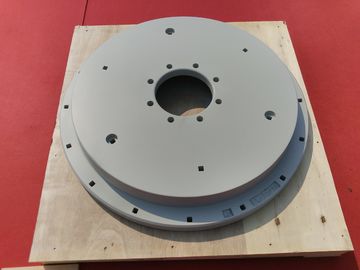 Contre- poids de roue grise de fonte pour de mini grues d'excavatrice de Liebherr