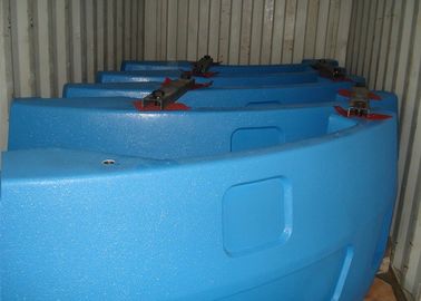 Bâtis énormes de fonte grise de contrepoids avec la structure de finition peignant la bonne surface