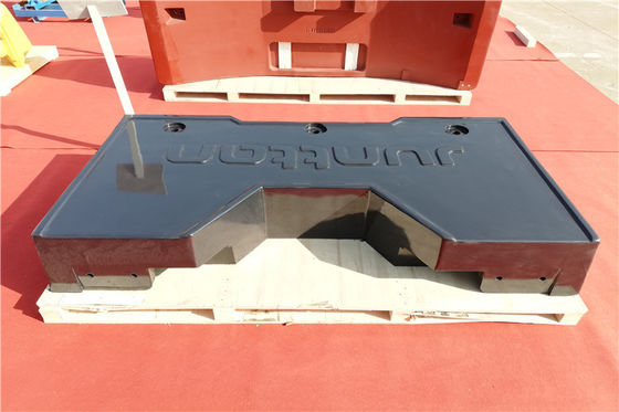 Contrepoids de grue de haute qualité OEM de 10 tonnes, finition peinture avec dimensions précises TS16949