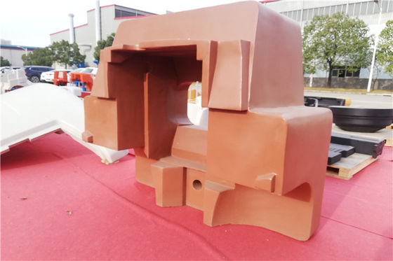 Matériel énorme de la fonte grise GG150 de contrepoids de grue mobile de moulage au sable pour l'installation d'entraînement de pile