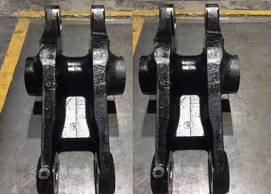 Parties de machines agricoles de couleur noire Lien de sable en fonte fer ductile QT550 OEM Haute performance