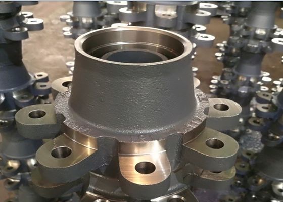 Le camion fait sur commande de usinage partie le matériel malléable de moulage TS16949 de fer de hub arrière