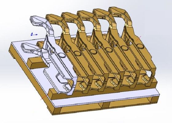 Pièce de fonderie de châssis de machine de construction automobile de haute qualité OEM avec des dimensions précises