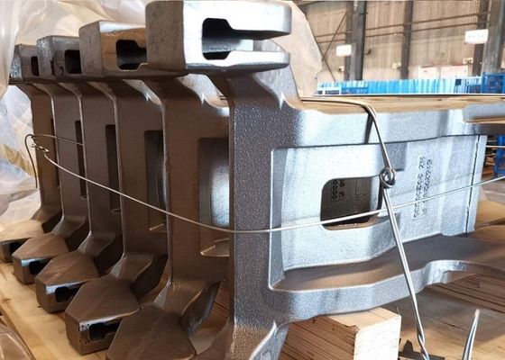 Pièce de fonderie de châssis de machine de construction automobile de haute qualité OEM avec des dimensions précises