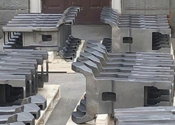 Pièce de fonderie de châssis de machine de construction automobile de haute qualité OEM avec des dimensions précises
