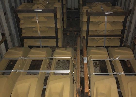 Pièces de rechange en fonte moulée sous vide OEM pour contrepoids de machines de construction