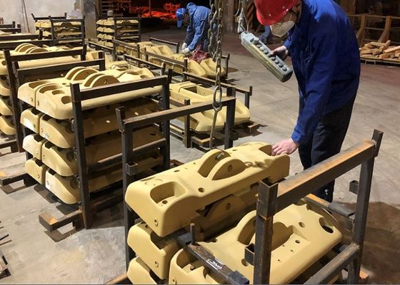 Pièces de rechange en fonte moulée sous vide OEM pour contrepoids de machines de construction