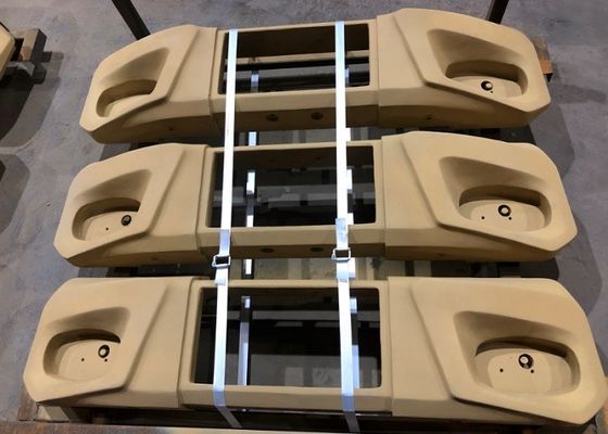 Pièces en fonte moulée par sable OEM, contrepoids pour mini-pelle à processus sous vide pour machines industrielles