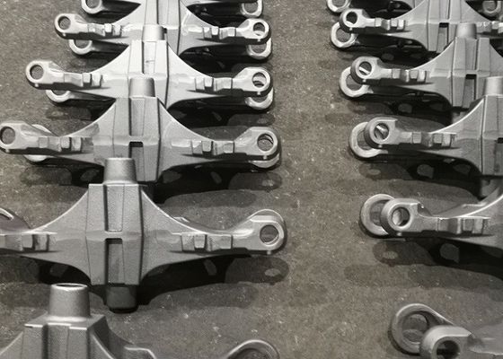 Pièces de machines de construction de Crane Resin Sand Axle Casting