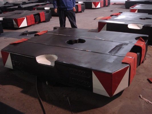 Contrepoids d'ascenseur de GG200 TS16949 Gray Iron 10000kg