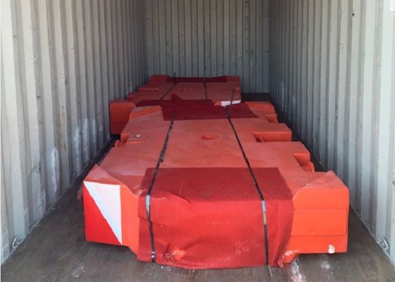 Le fer HT250 a moulé 10000kg l'excavatrice Counterweight For Engineering