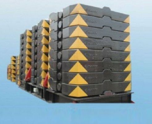 Le fer HT250 a moulé 10000kg l'excavatrice Counterweight For Engineering