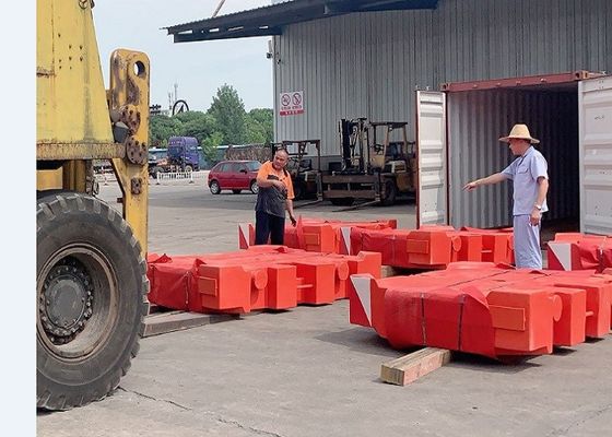 Souffle de tir TS16949 Gray Iron 10000kg Crane Counterweight