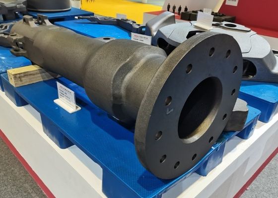 Bras d'essieu en fonte GGG50-8 de haute qualité pour machines industrielles, moulé au sable, pour tracteur à grenaillage OEM