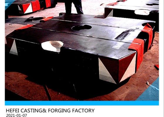 Fonte GG250 10000kg Crane Counterweight de vide