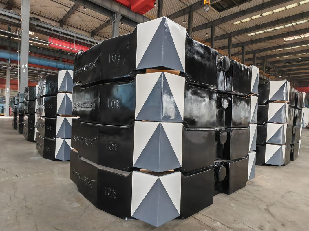 Coulée sous vide d'OEM GG150 10000kg Crane Counter Weight