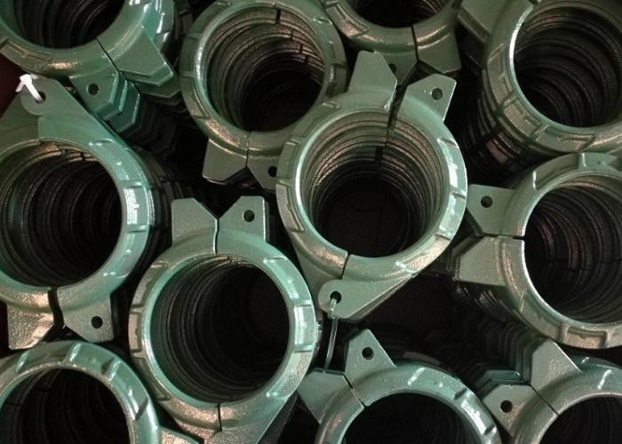 Pièces de coulée de sable en fonte ductile de haute qualité OEM, joint de direction pour machines de construction