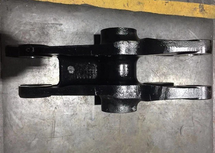 Parties de machines agricoles de couleur noire Lien de sable en fonte fer ductile QT550 OEM Haute performance