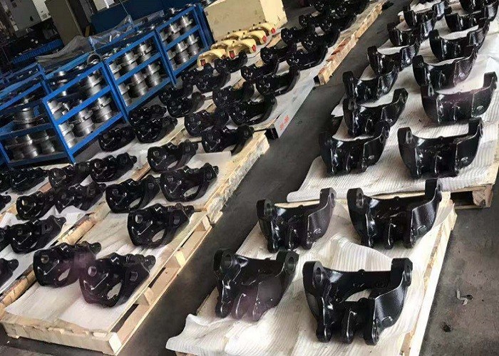 Pièces de raccordement en fonte moulée GGG45 pour nacelles élévatrices pour machines industrielles