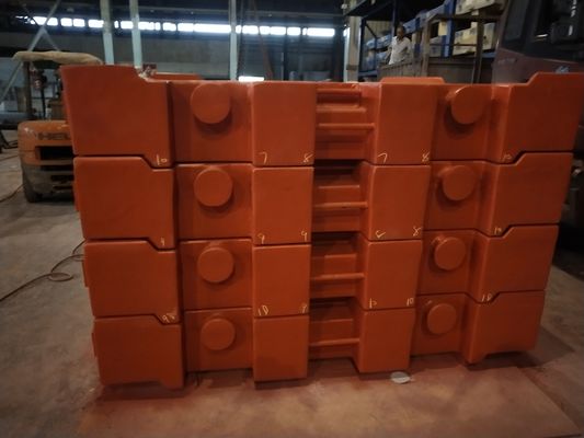 OEM de haute qualité 10000kg Contrepoids en fer forgé pour grue